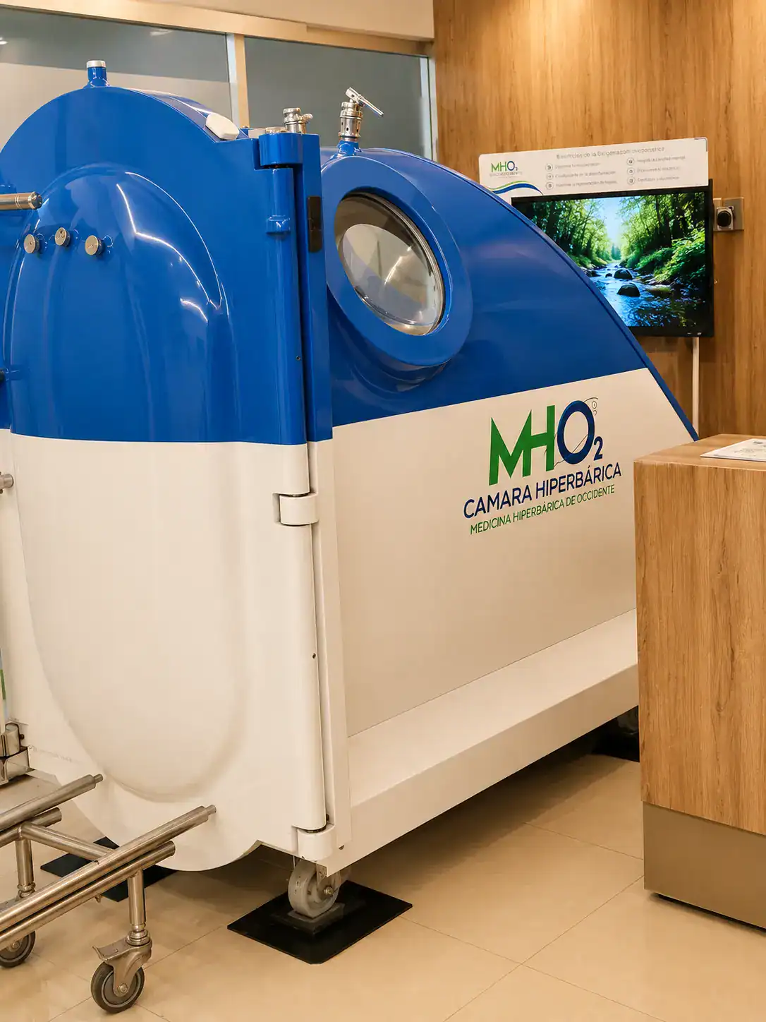 Maquinas modernas Sentada Sport de MHO2 Cámara Hiperbárica en Innovare, Zapopan, Guadalajara