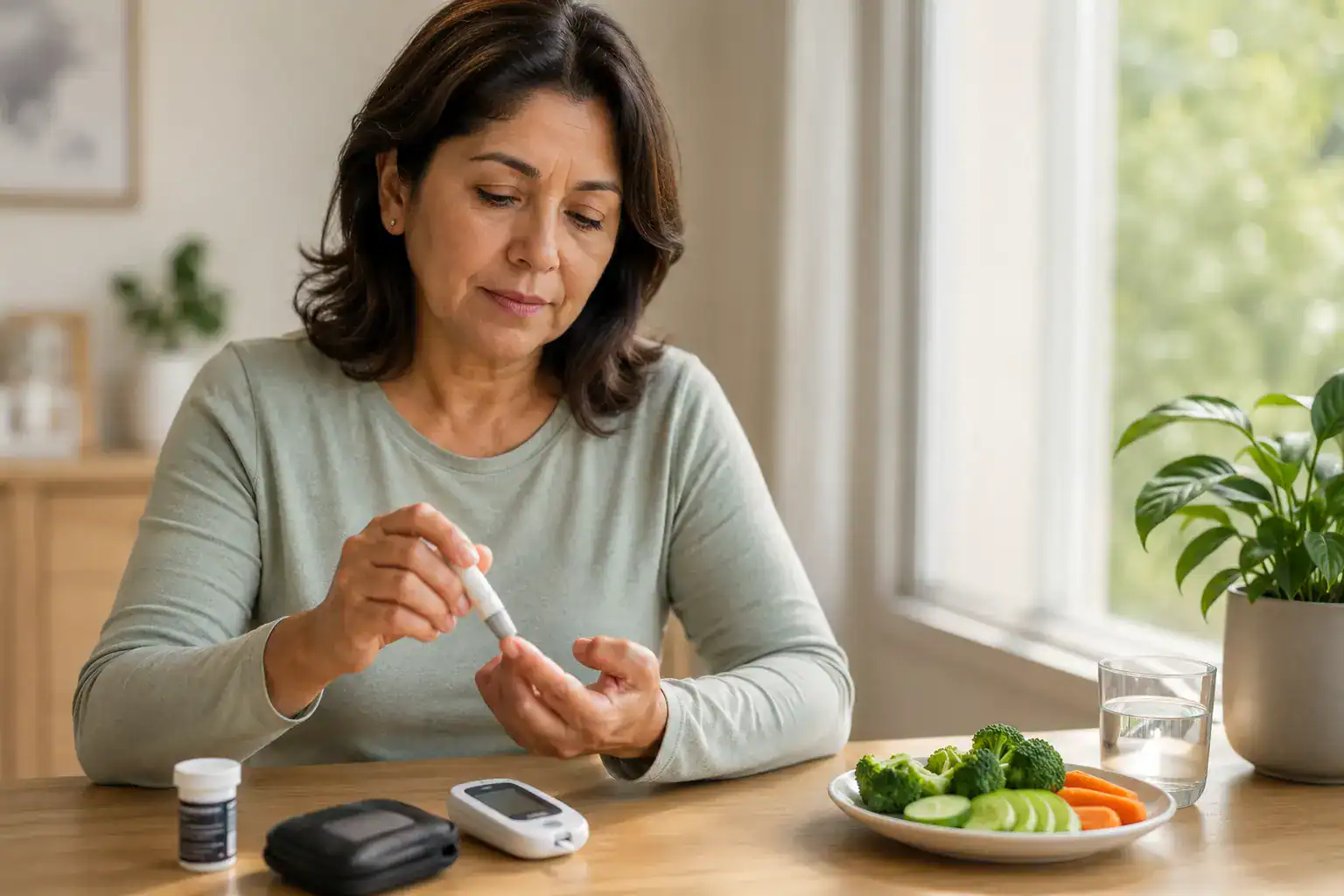 Control de la diabetes y estilo de vida saludable
